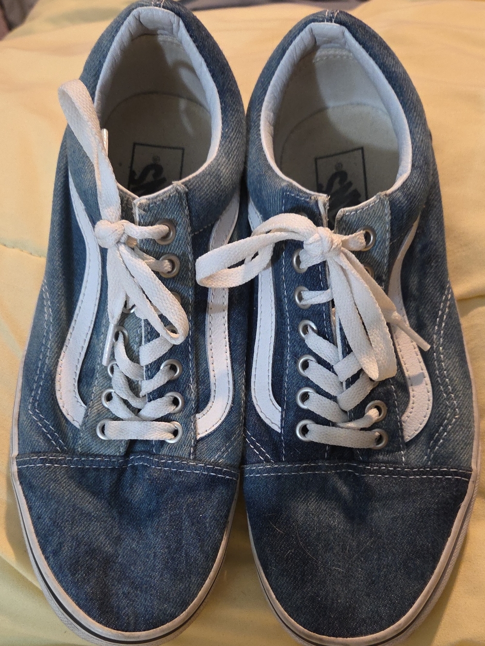 Vans In Denim Material Size 9